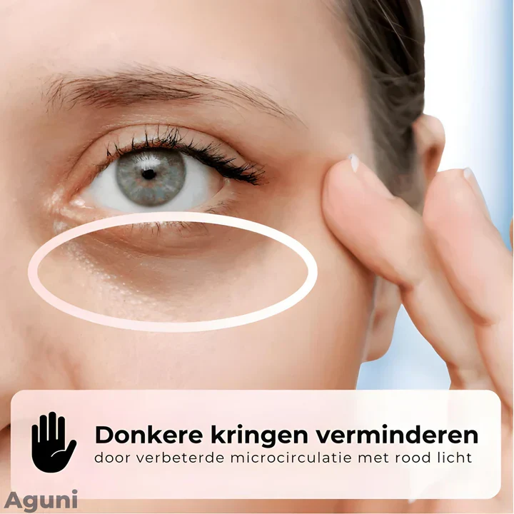 Therapeutische EMS-Brille mit Rotlichttechnologie für eine revitalisierte Augenpartie
