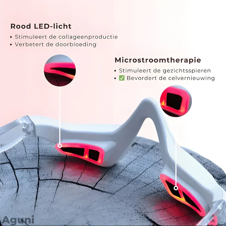 Therapeutische EMS-Brille mit Rotlichttechnologie für eine revitalisierte Augenpartie
