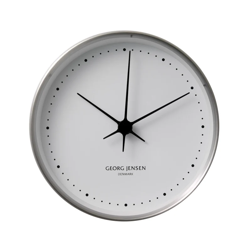 NORDLUX Koppel Wanduhr – Minimalistische Skandinavische Quarzuhr Aus Edelstahl
