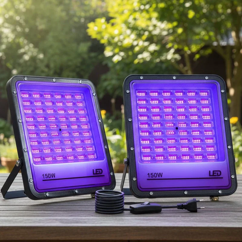 UV Scheinwerfer – LED Blacklight mit 395 nm Licht und Starken Lichteffekten
