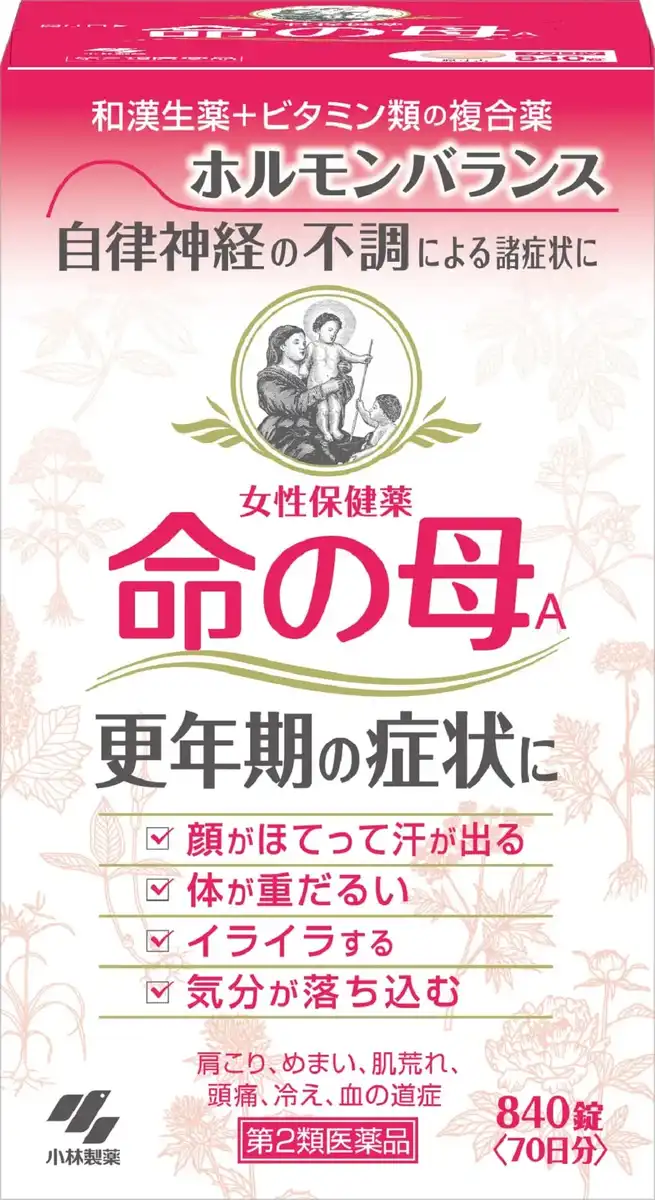 Kobayashi Inochi No Haha Women's Health Tablets 840 Count 5-Pack