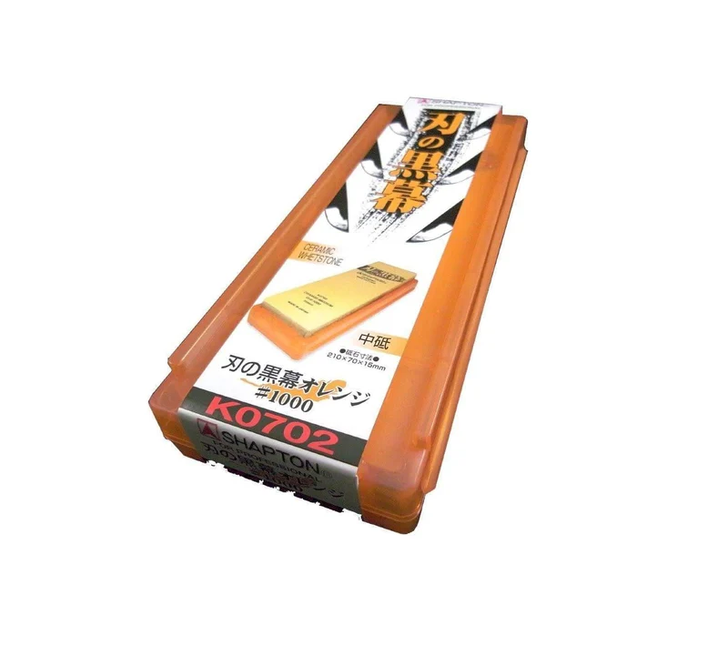 Shapton Kuromaku Ceramic Sharpening Stone Orange 1000 Grit Dual Pack