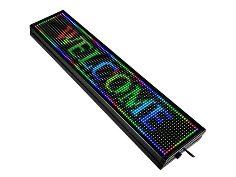 LED Laufschrift / LED Display Werbeanzeige FARBIG WI-FI App Funktion Lauftext