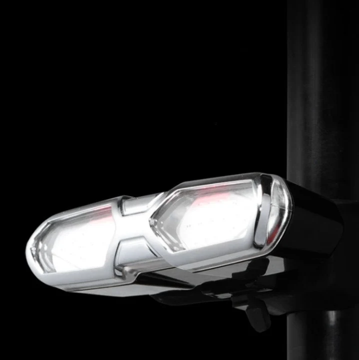 Fahrrad Rücklicht mit Blinker – USB-Akku, Fernbedienung und 4 Lichtmodi