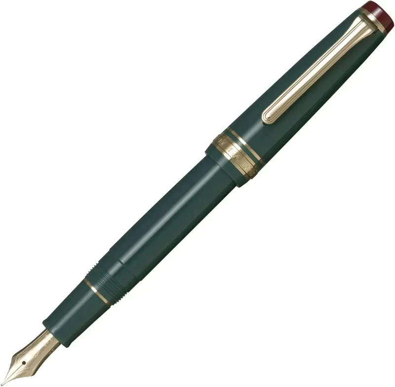 Sailor Shikiori Fountain Pen 14K Gold Medium Nib Writing
