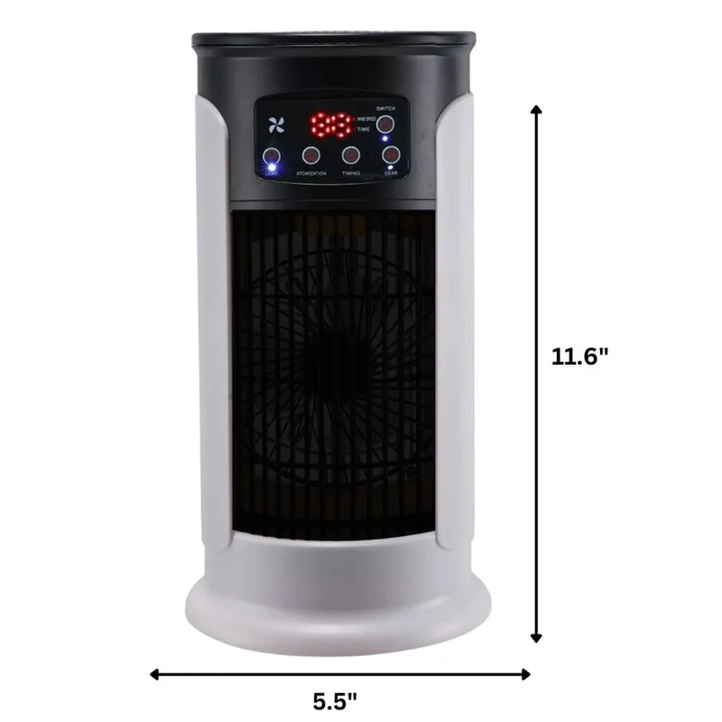 Mini Turmventilator – Kompakter Ventilator mit 3 Stufen und 8-Stunden-Timer