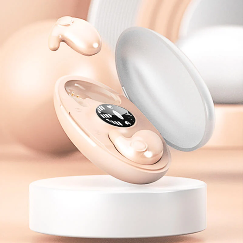 Schlafkopfhörer für Seitenschläfer – Flache Bluetooth Earbuds mit Touchsteuerung