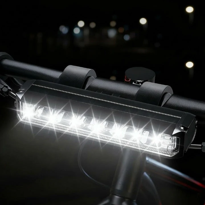 Fahrradlampe vorne – 1400 Lumen LED-Fahrradlicht, USB-aufladbar und wetterfest