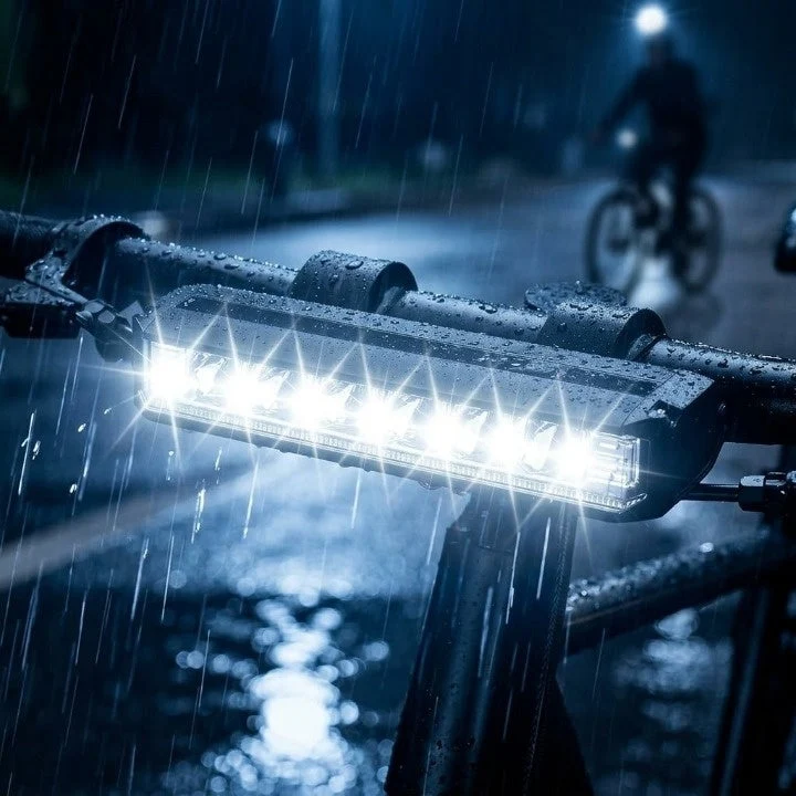 Fahrradlampe vorne – 1400 Lumen LED-Fahrradlicht, USB-aufladbar und wetterfest