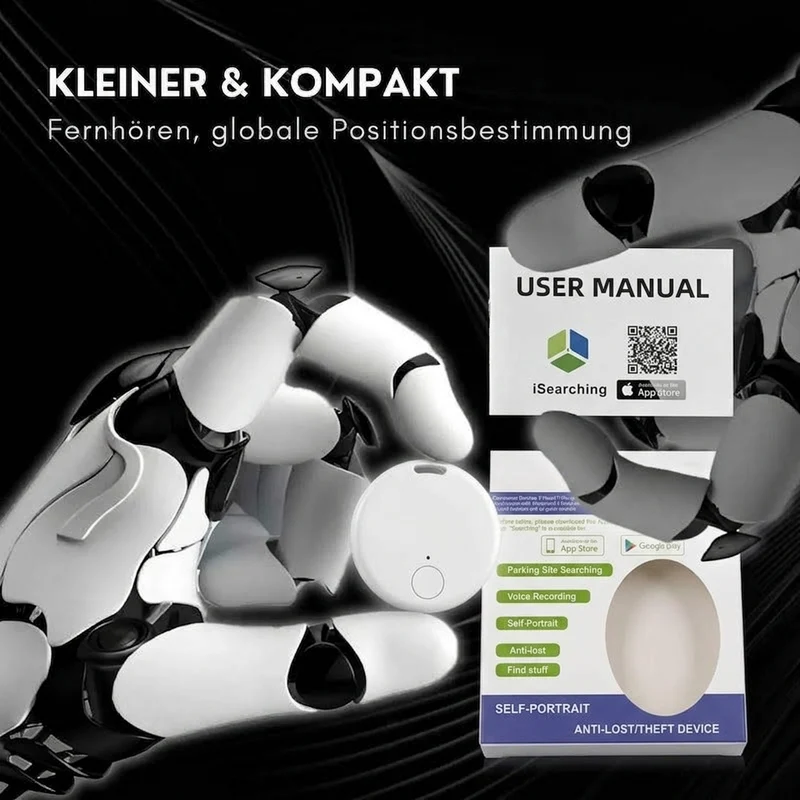 GPS Tracker Auto – Magnetischer Mini-Tracker mit App-Ortung und Suchalarm