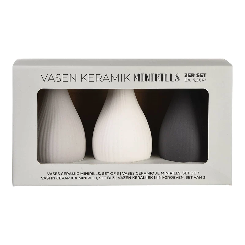 Vasen-Set Rillen