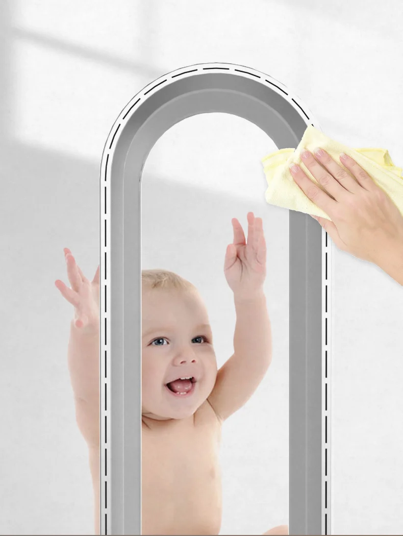 Blattloser Ventilator – leiser Tischventilator mit Oszillation & LED-Touch