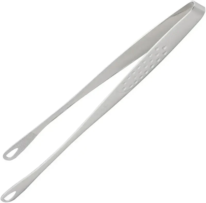 Shimomura Kihan Easier Vegetable Kitchen Tongs - Stainless Steel