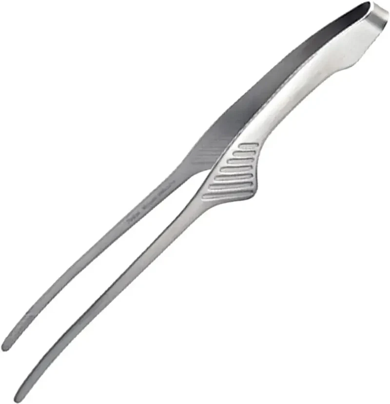 Shimomura Kihan Easier Vegetable Kitchen Tongs - Stainless Steel