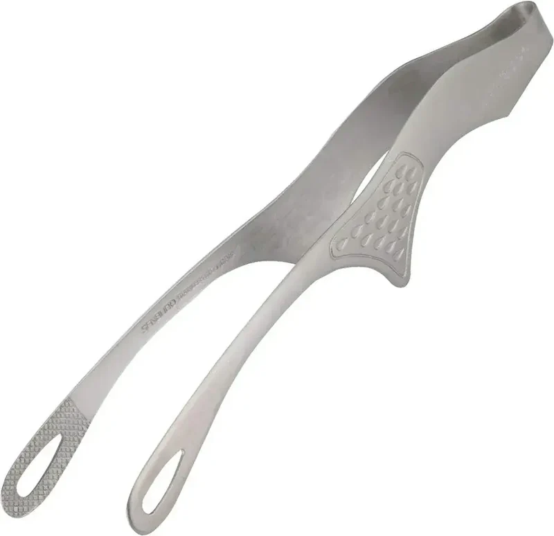Shimomura Kihan Easier Vegetable Kitchen Tongs - Stainless Steel