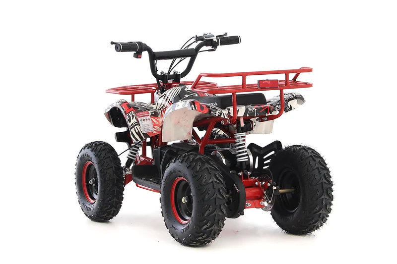 UltraMotors 1000W -48V Kinder E-Quad 6-25 km/h Firebone-white