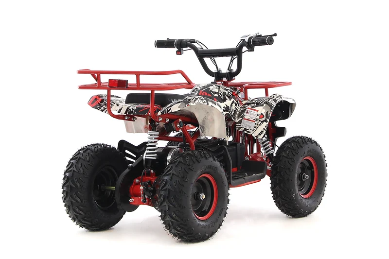 UltraMotors 1000W -48V Kinder E-Quad 6-25 km/h Firebone-white