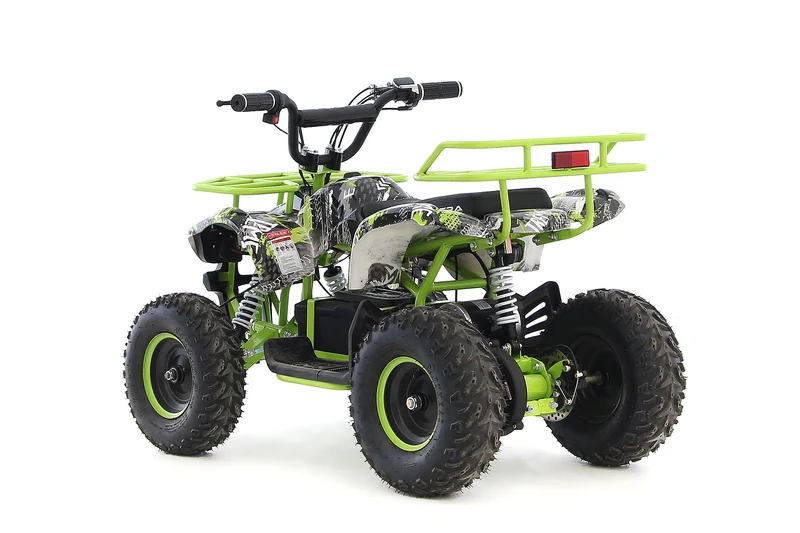 UltraMotors 1000W - 48V Kinder E-Quad 6-25 km/h Racing-green