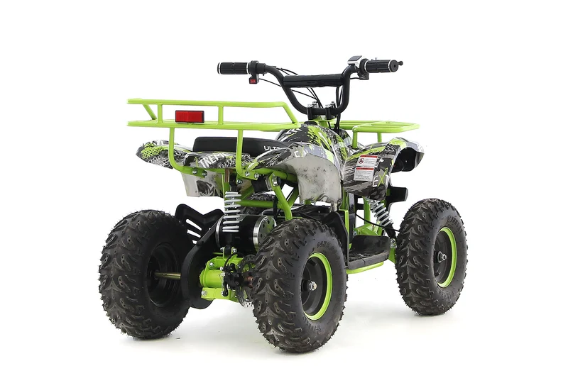 UltraMotors 1000W - 48V Kinder E-Quad 6-25 km/h Racing-green