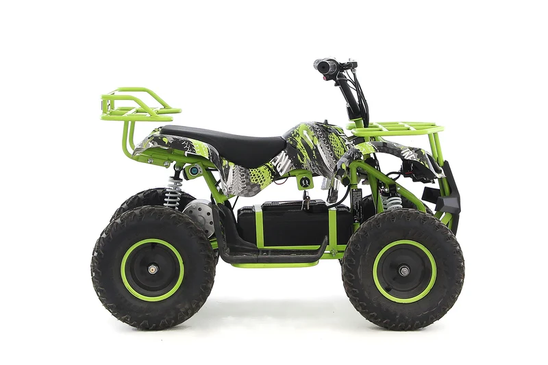 UltraMotors 1000W - 48V Kinder E-Quad 6-25 km/h Racing-green