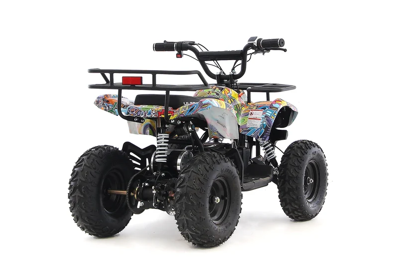 UltraMotors 1000W - 48V Kinder E-Quad 6-25 km/h Grafiti