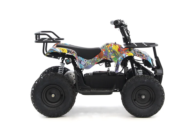UltraMotors 1000W - 48V Kinder E-Quad 6-25 km/h Grafiti