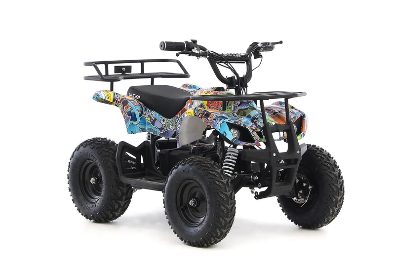 UltraMotors 1000W - 48V Kinder E-Quad 6-25 km/h Grafiti