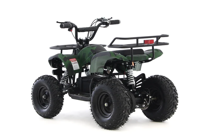 UltraMotors 1000W - 48V Kinder E-Quad 6-25 km/h Military-green