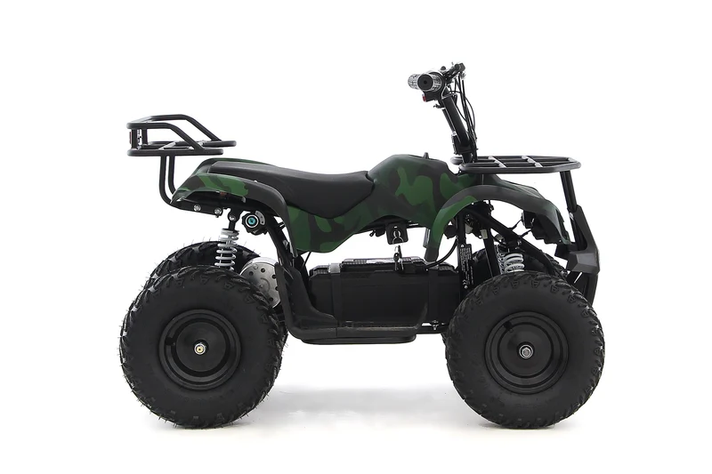 UltraMotors 1000W - 48V Kinder E-Quad 6-25 km/h Military-green