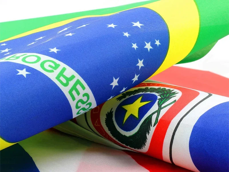 Flaggenkette Welt – Set mit Internationalen Flaggen für Dekoration