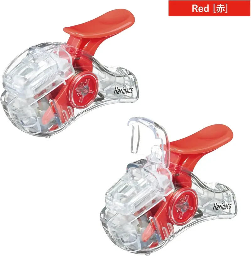 Kokuyo Stapleless Stapler Harinacs Alpha Compact Red 5-Sheet