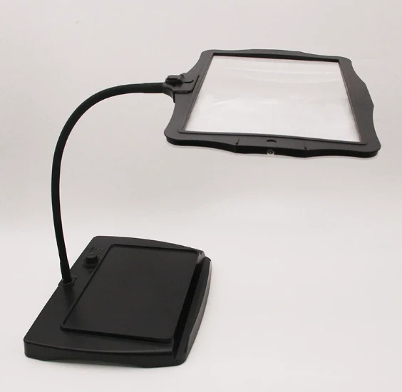 LED-Tischlupe – USB-Aufladung, 48 LEDs & Flexibel Verstellbar