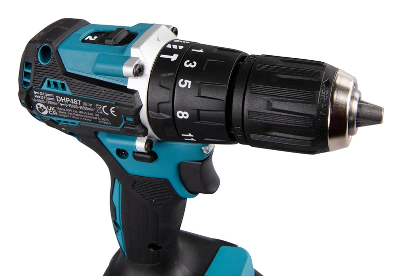 Makita Akkuschrauber 18V DHP487 - BL Motor