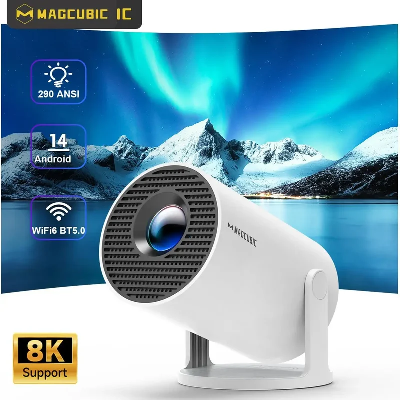 Mini Beamer 720P – Kompakt mit WiFi 6 & Bluetooth
