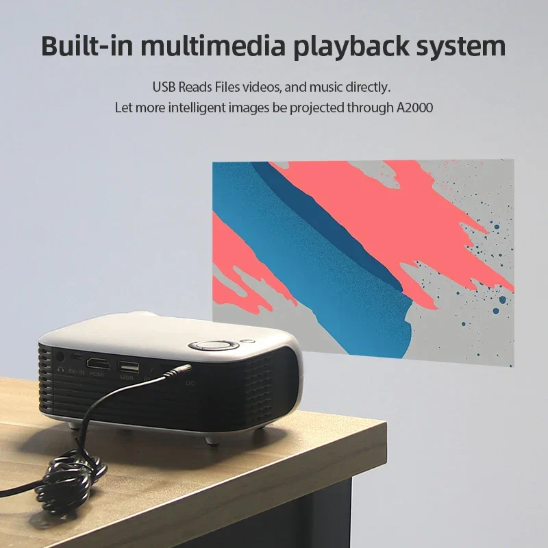 Mini Beamer – Kompakter LED Projektor mit HDMI & Multimedia