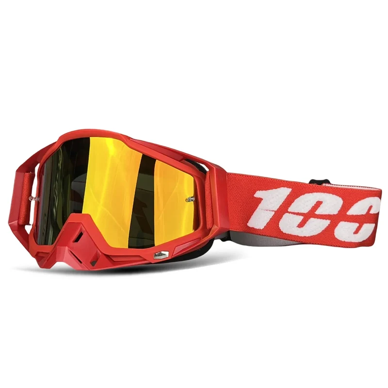 Motocross Brille – Breites Sichtfeld & Verstellbares Kopfband