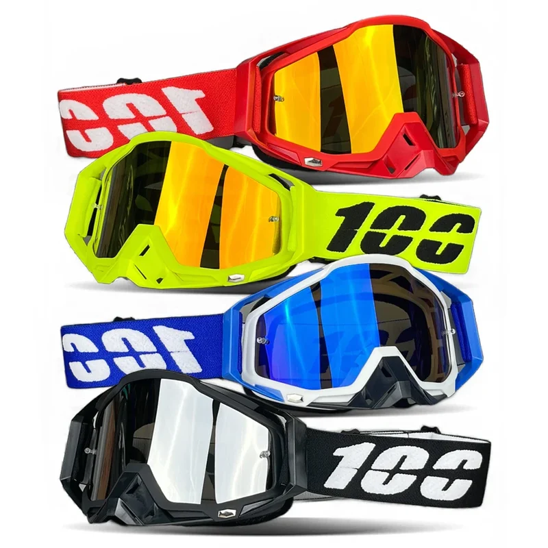 Motocross Brille – Breites Sichtfeld & Verstellbares Kopfband