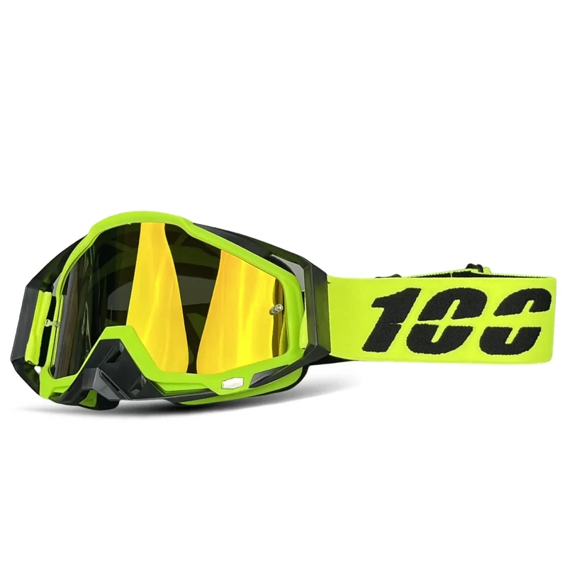 Motocross Brille – Breites Sichtfeld & Verstellbares Kopfband