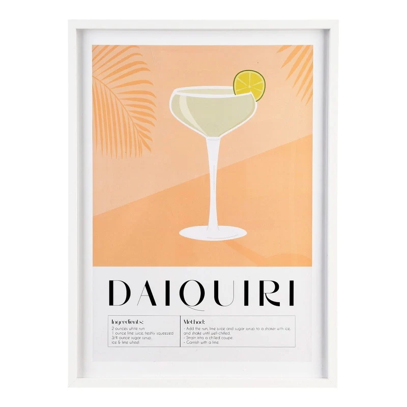 Wandbild Daiquiri – Stilvolle Wanddekoration mit Cocktail-Motiv