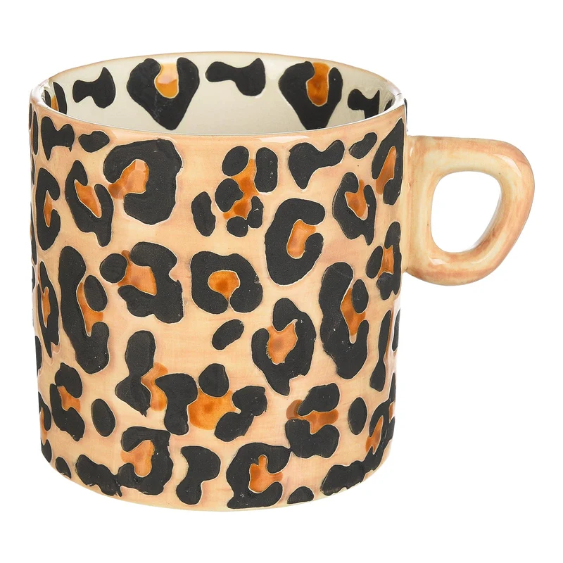 Tasse Leo – Trendige Keramiktasse mit Modernem Leopardenmuster