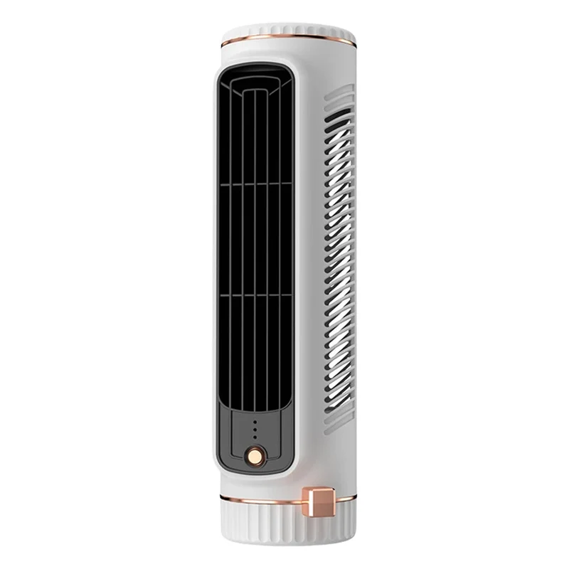 USB Tischventilator Leise – 3 Geschwindigkeiten, USB-Betrieb & Kompaktes Turmdesign