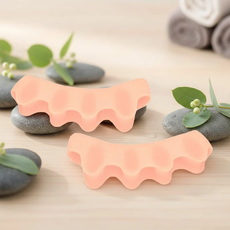 Zehenspreizer aus Silikon – Flexibel, Waschbar & Wiederverwendbar