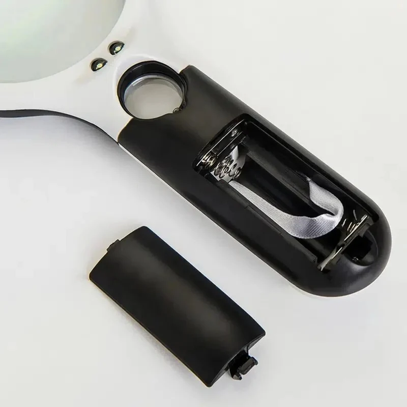 Lupe mit Licht 45x – LED-Beleuchtung, 3x Hauptlinse & Präzisionslinse