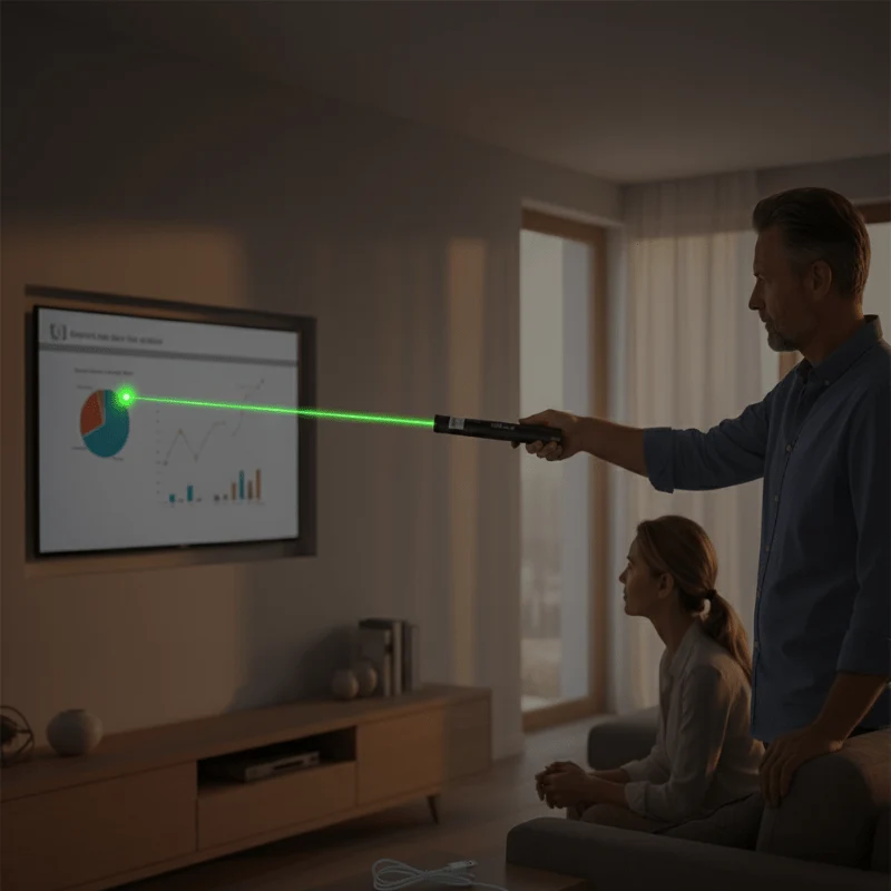 Laserpointer Metall – Fokus Einstellbar & Wiederaufladbar