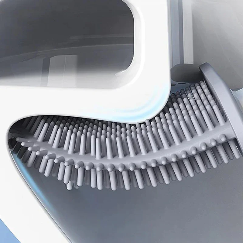 Toilettenbürste – Flexible Silikon WC-Bürste für hygienische Tiefenreinigung