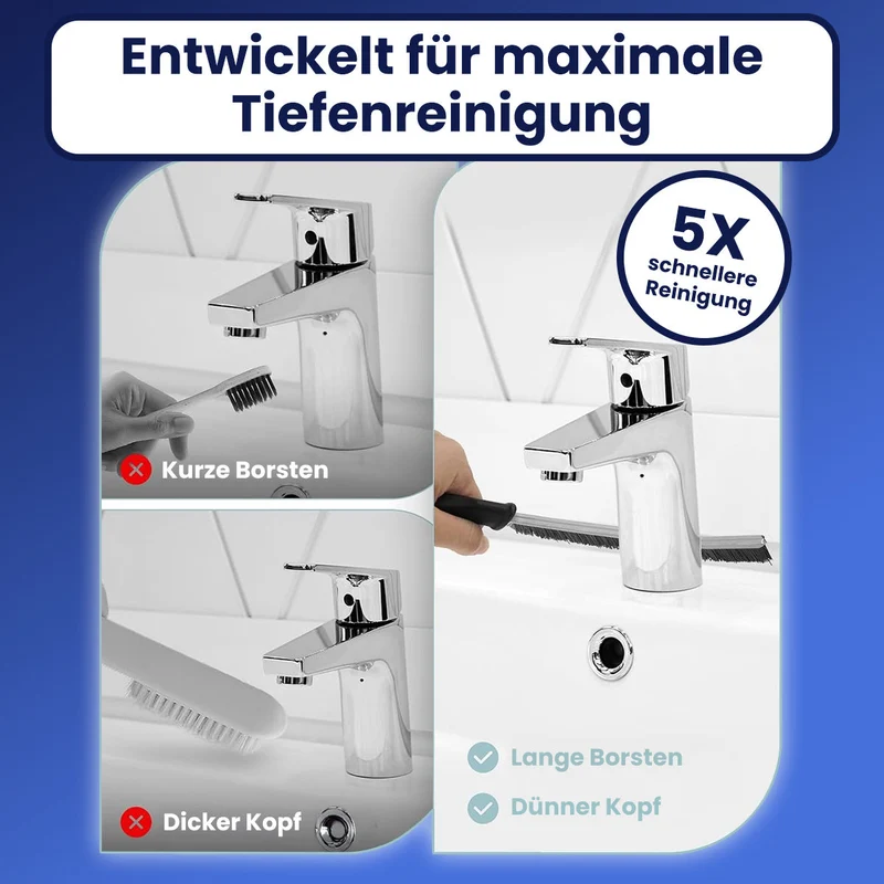 Präzisionsbürsten – Hochpräzises Reinigungsbürsten-Set für enge Stellen & Detailreinigung