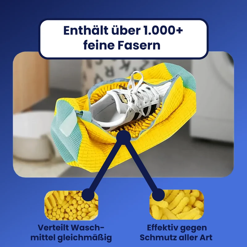 Schuh-Waschbeutel – Schutz- und Reinigungssystem für Schuhe in der Waschmaschine