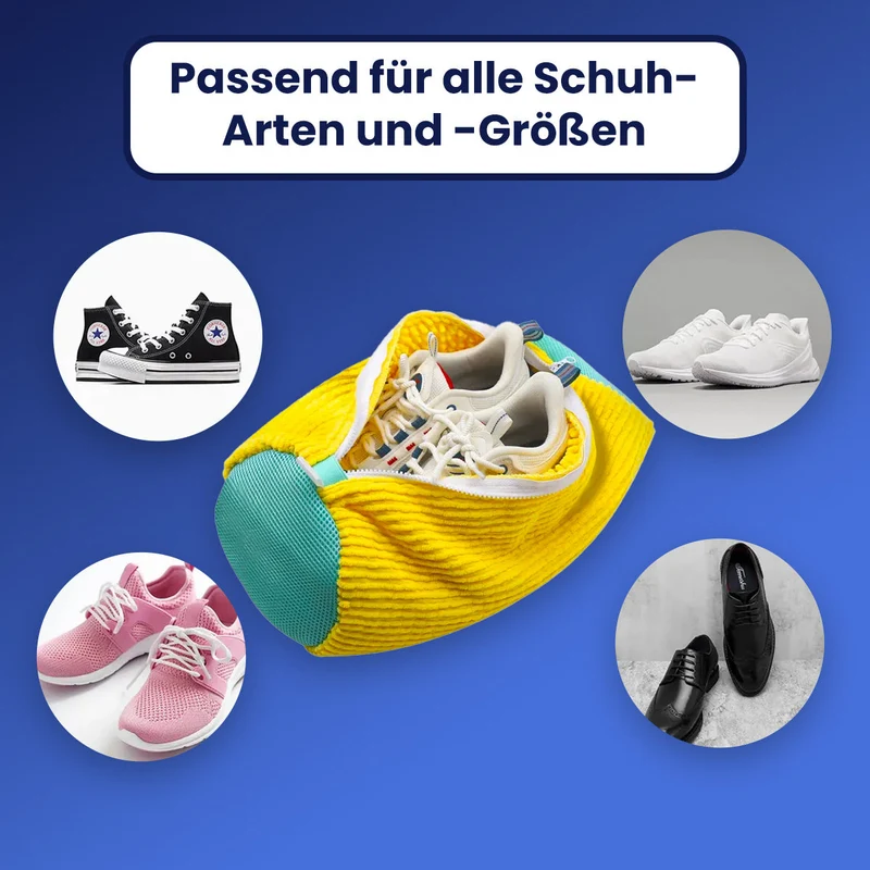 Schuh-Waschbeutel – Schutz- und Reinigungssystem für Schuhe in der Waschmaschine