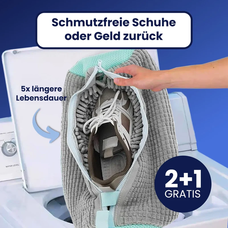 Schuh-Waschbeutel – Schutz- und Reinigungssystem für Schuhe in der Waschmaschine