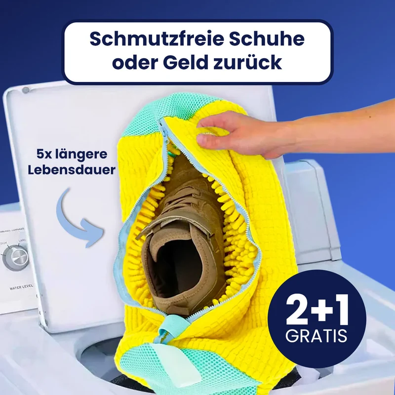 Schuh-Waschbeutel – Schutz- und Reinigungssystem für Schuhe in der Waschmaschine
